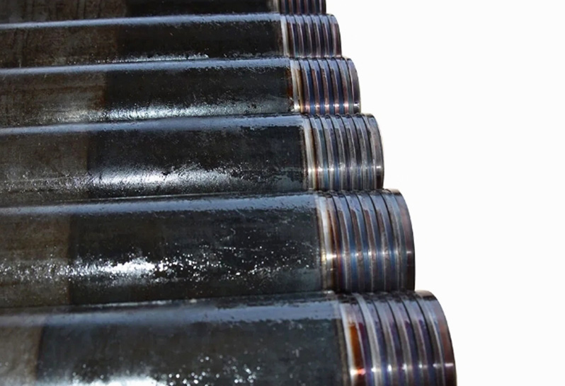 Tubo de perforación con núcleo de cuerda